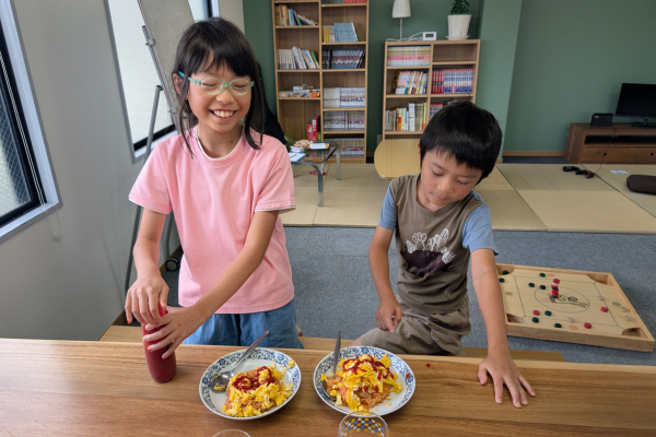 ひなたで過ごす様子