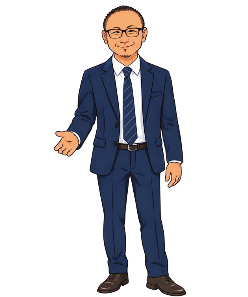 株式会社リスタートの代表者イラスト